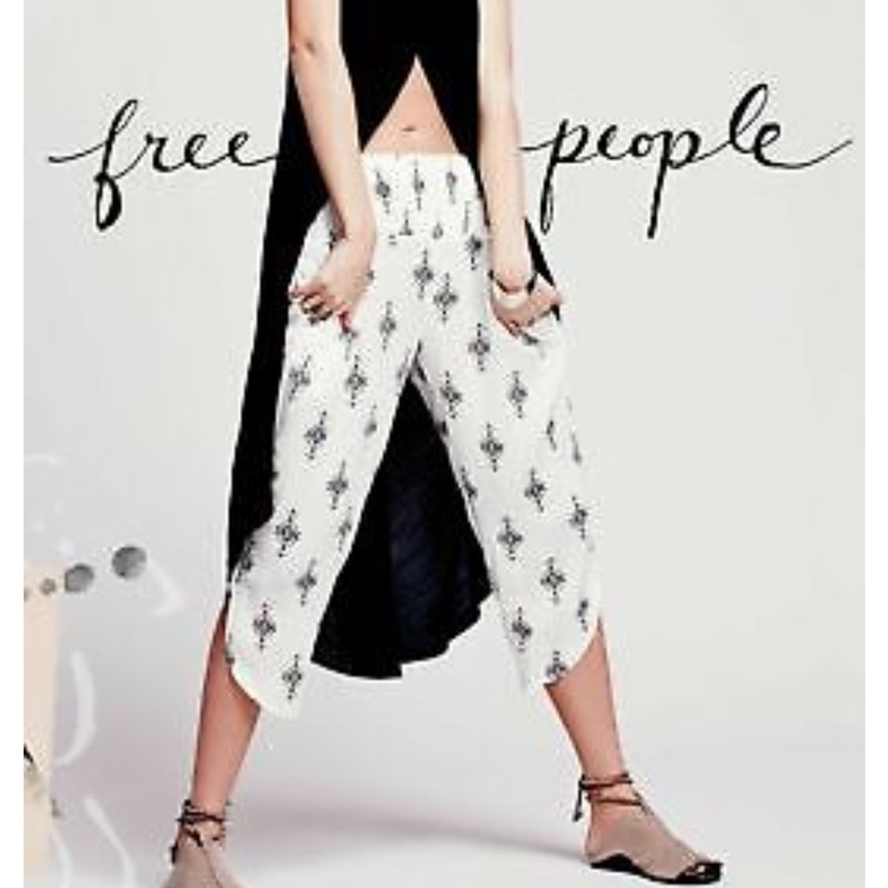 Free People Diamond Print Harem Pant